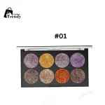 Miss Rose 8 Color Glitter Palette