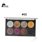 Miss Rose 8 Color Glitter Eyeshadow Palette by Top Trendy Shop
