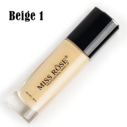 Miss Rose Oil-Free Liquid Foundation - Lightweight, Full Coverage Foundation
