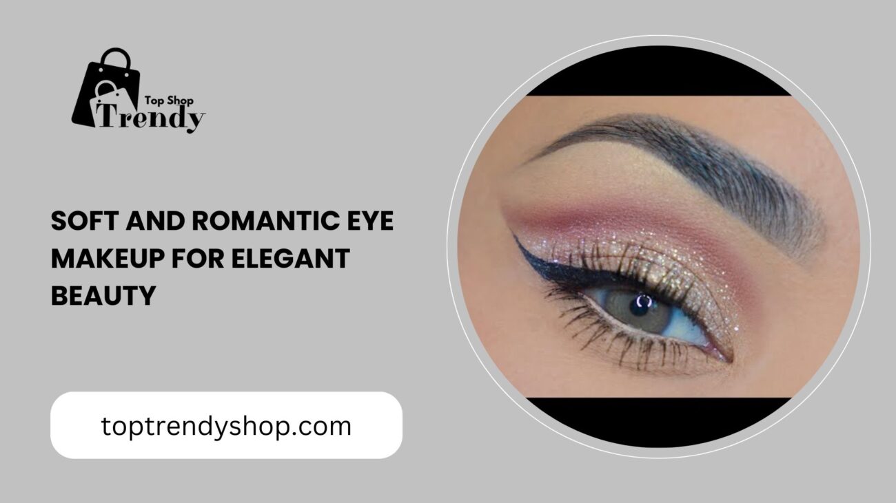 Soft and Romantic Eye Makeup for Elegant Beauty